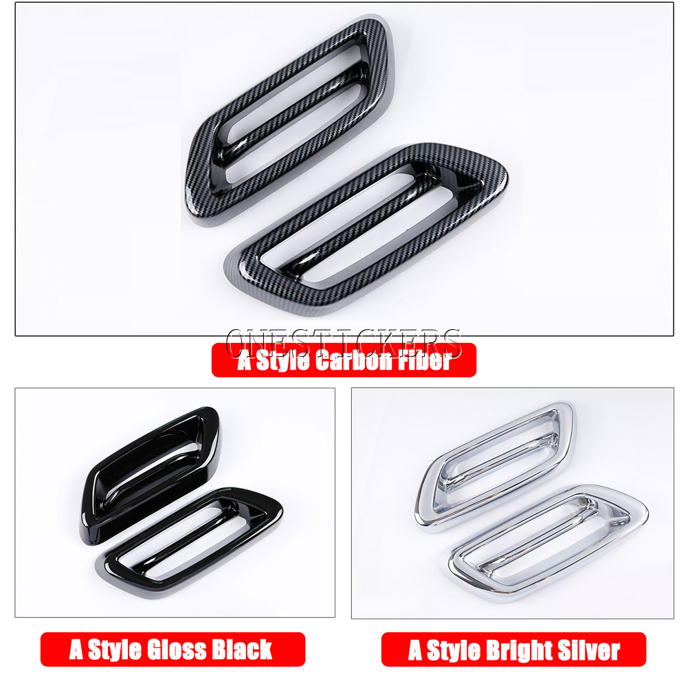 For Mercedes Benz C Class W206 C200 C220 C260 C300 2022+ ABS Car Accessories Tail Throat Exhaust Pipe Muffler Cover Trim Sticker
