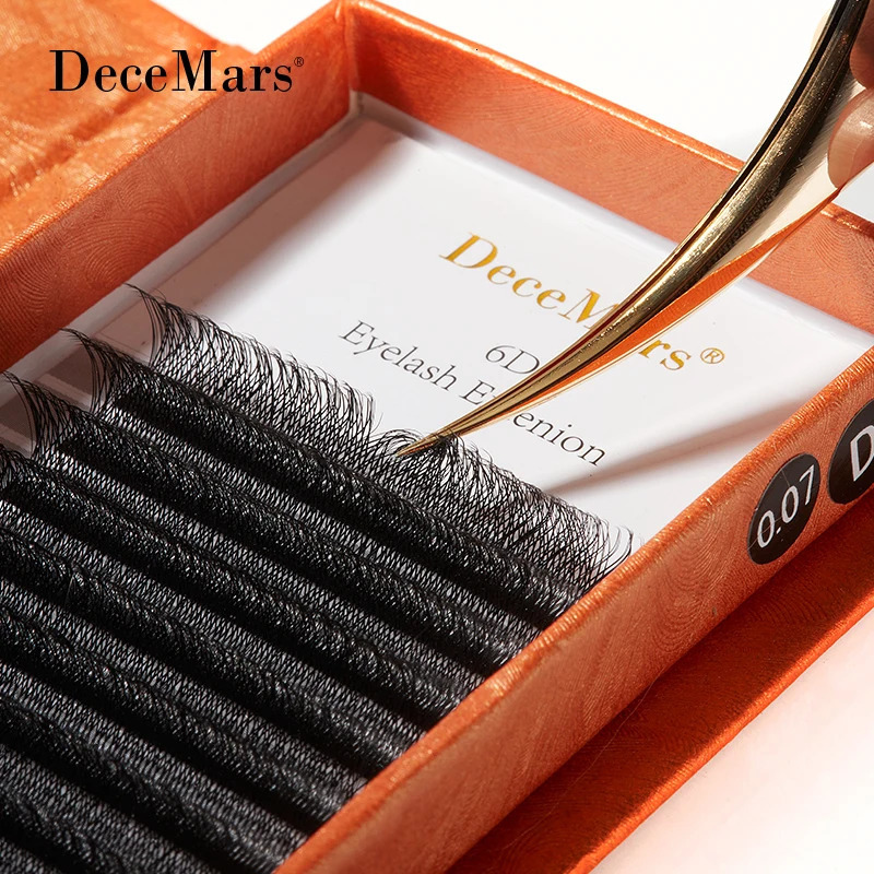 DeceMars 6D-W shaped eyelash extension 240624