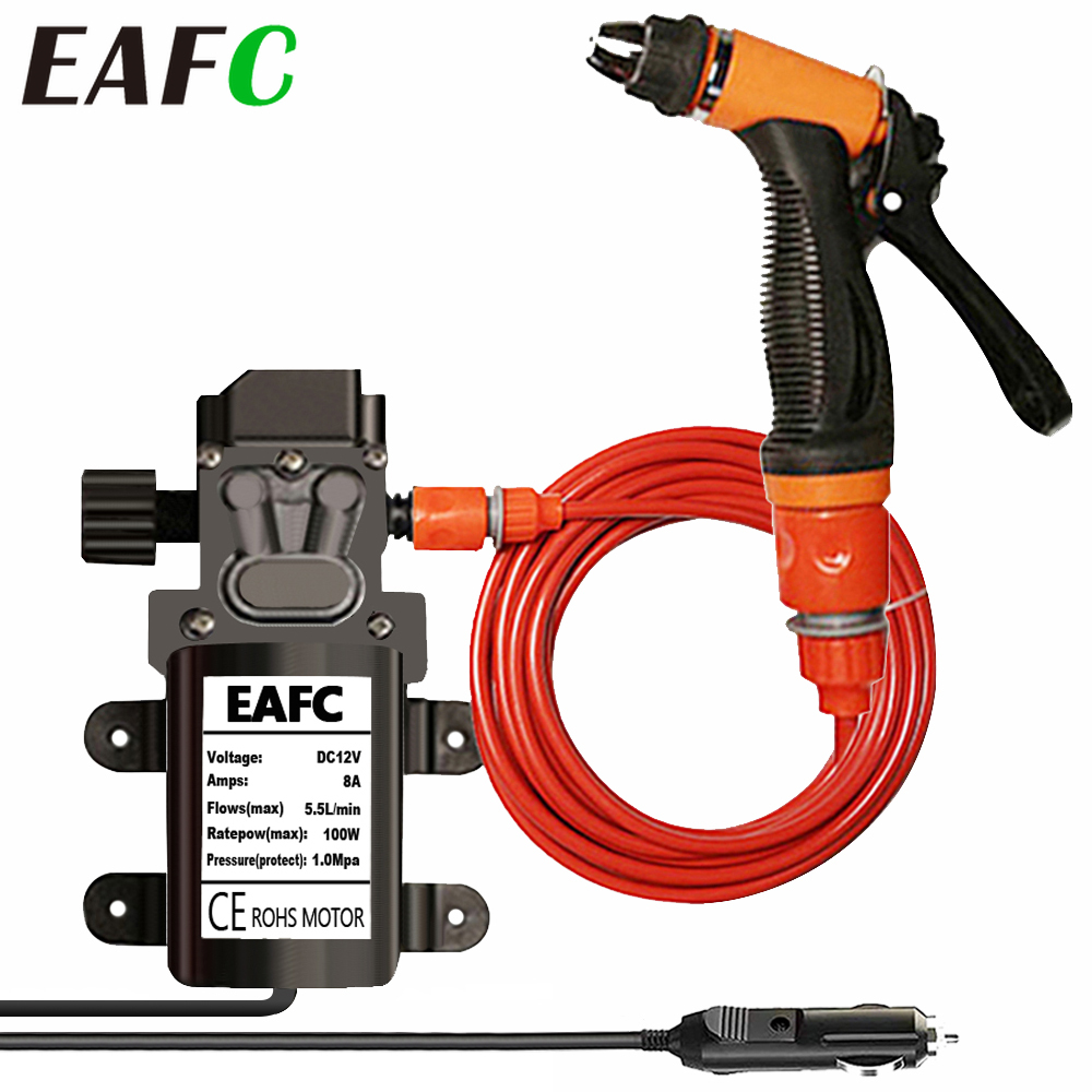 Car Wash 12V Car Washer Gun Pump High Pressure Cleaner Car Care Portable Washing Machine Electric Cleaning Auto Device
