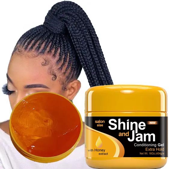 Shine and Jam braid gel Dirty Braided Wax Hair Styling Braided Gel Hair care