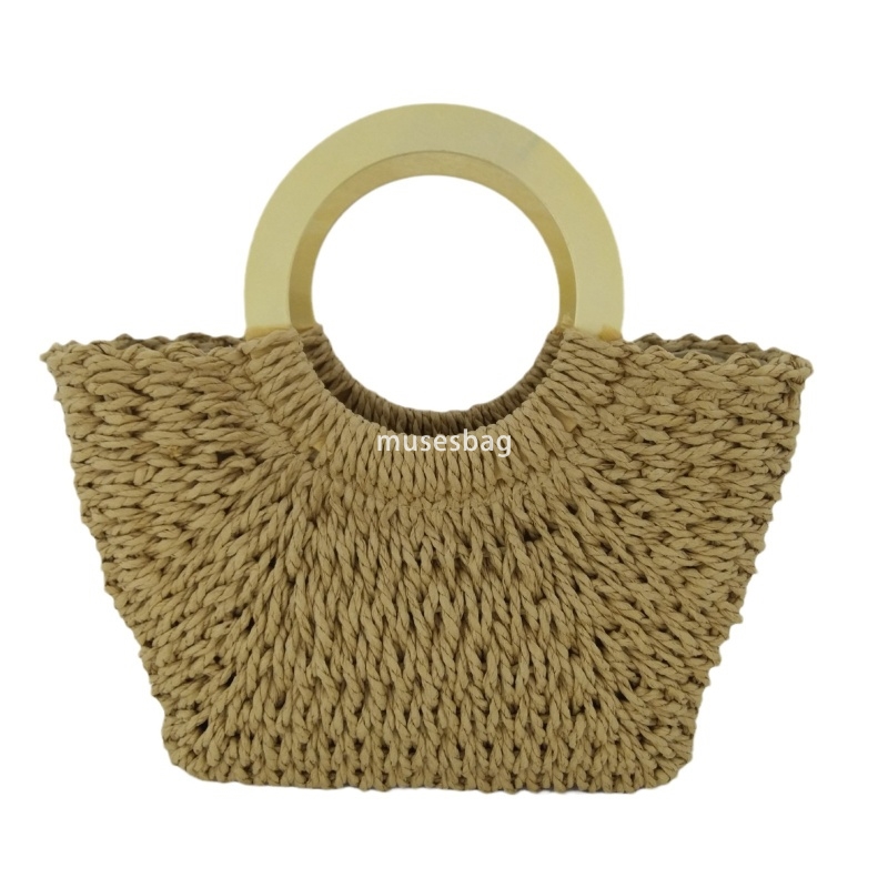 Designer Ms. High Quality Summer Vacation Beach Practical Multi functional Handmade Large Capacity Classic Versatile Grass Woven Bag New Woven Bag Sea