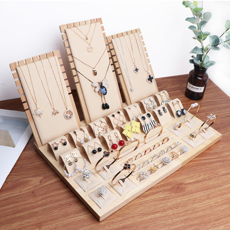 Jewelry Organizer Collector for Dresser Ear Stud Ring Bracelet Gift Box Jewlery Storage Earring Holder Jewelry Display Case