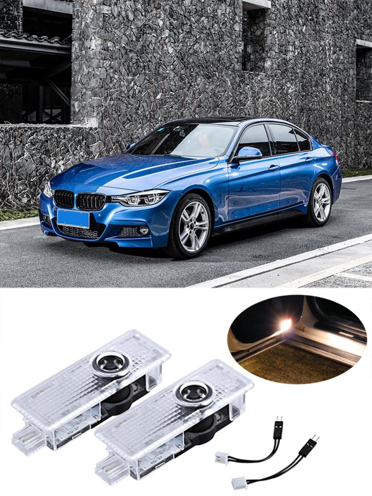 2Pcs Led Car Welcome Light Logo Door Lamp Laser Projector Ghost Lamp For BMW X5 E70 E60 E90 F10 F20 X1 X3 E92 E87 3 5 7 Series