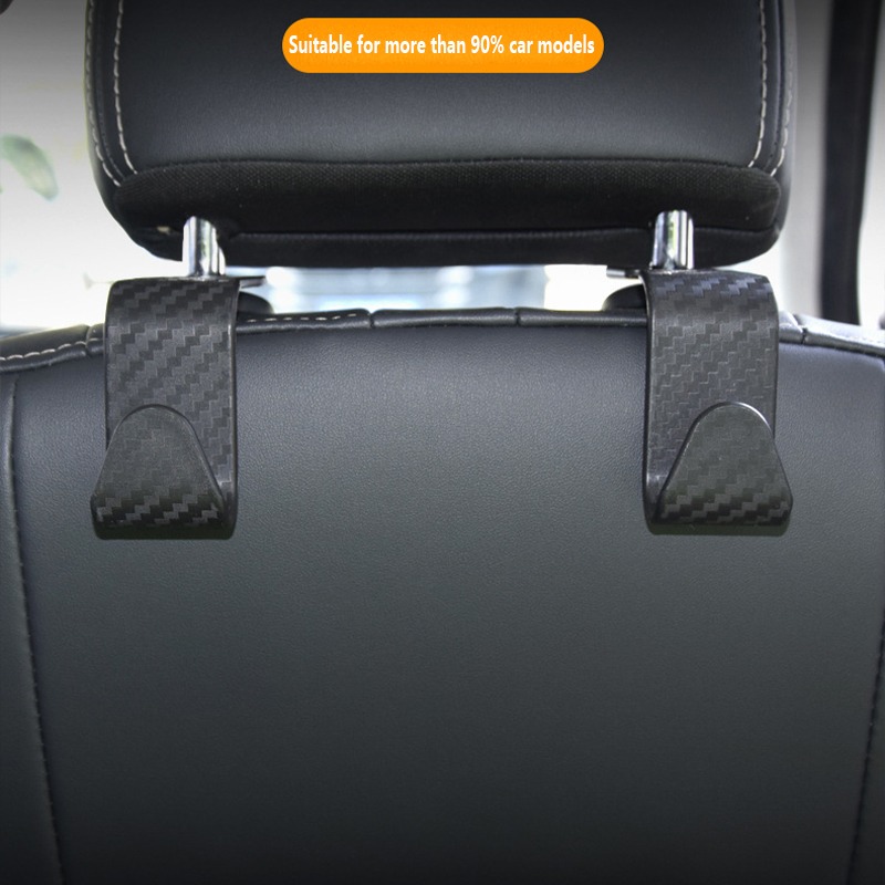 1/2Pcs Universal Car Back Seat Hook Car Accessories Interior Portable Hanger Headrest Storage Holder Durable Hanging Hooks