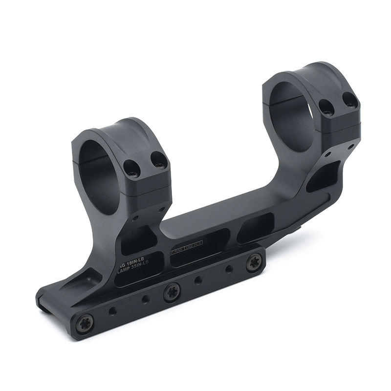 Tactical Fast 2.05" LPVO Scope Mount for 30mm Tube Riflescope with RMR Red Dot Sight Offset Mount Plate Full Original Marking