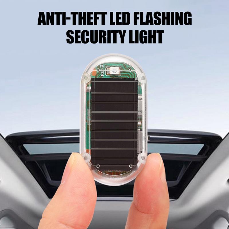 Dummy Alarm Warning Anti-Theft LED Flashing Car Security Light Universal Dummy Car Alarm Light Anti Theft Device