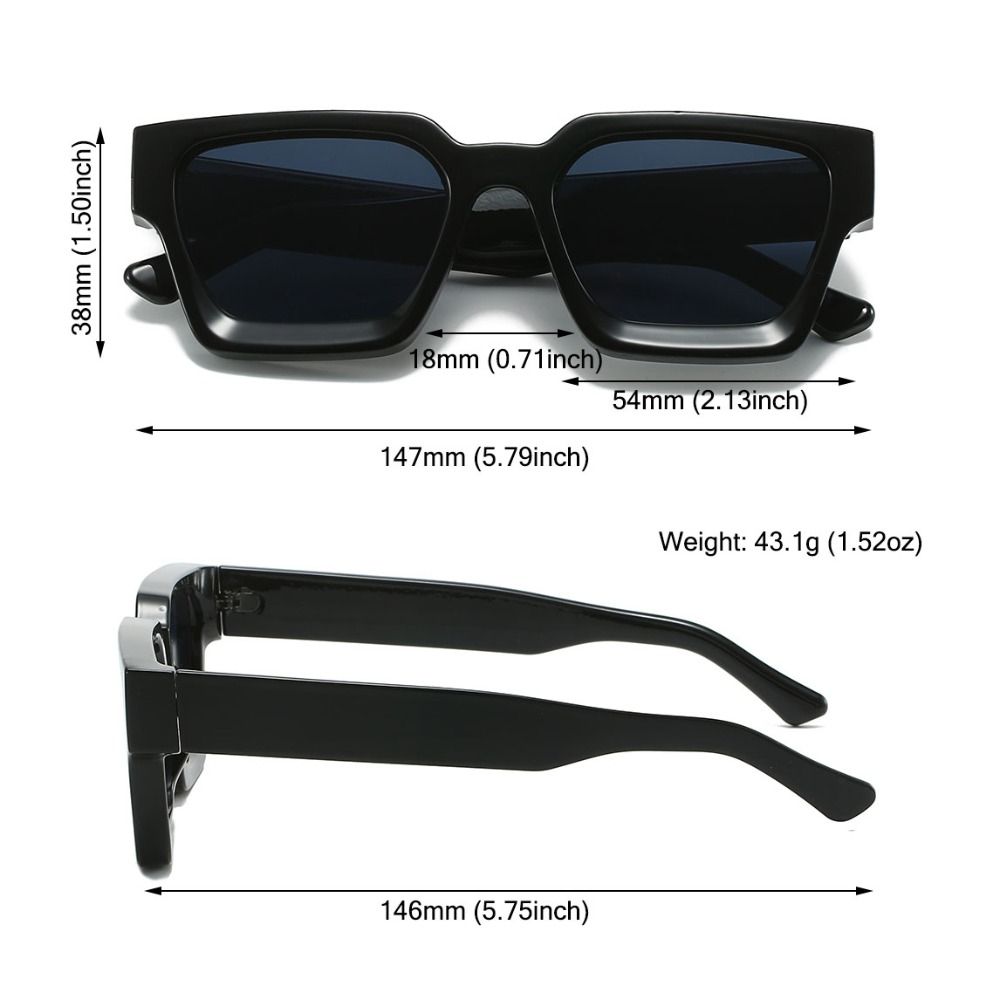 Unisex Retro Ins Popular Men Women Small Square Sunglasses Green Sun Glasses Eyewear Shades