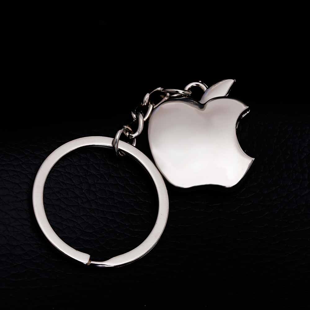 KISSWIFE New arrival Novelty Souvenir Metal Apple Key Chain Creative Gifts Apple Keychain Key Ring Trinket