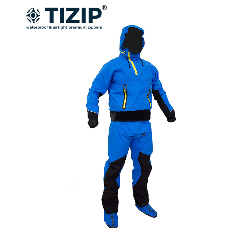 Sturdy Hooded Dry Suit Safely Drysuit Latex Men Spring For Whitewater Expanding Boating Kayaking Fishing Wetsuit Warm Waterproof