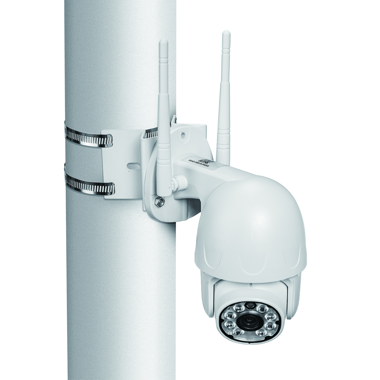 CCTV Video Surveillance Camera Mounting Bracket Vertical Wall Corner Right Angle Plate Supporting Holder Crane Metal Black White