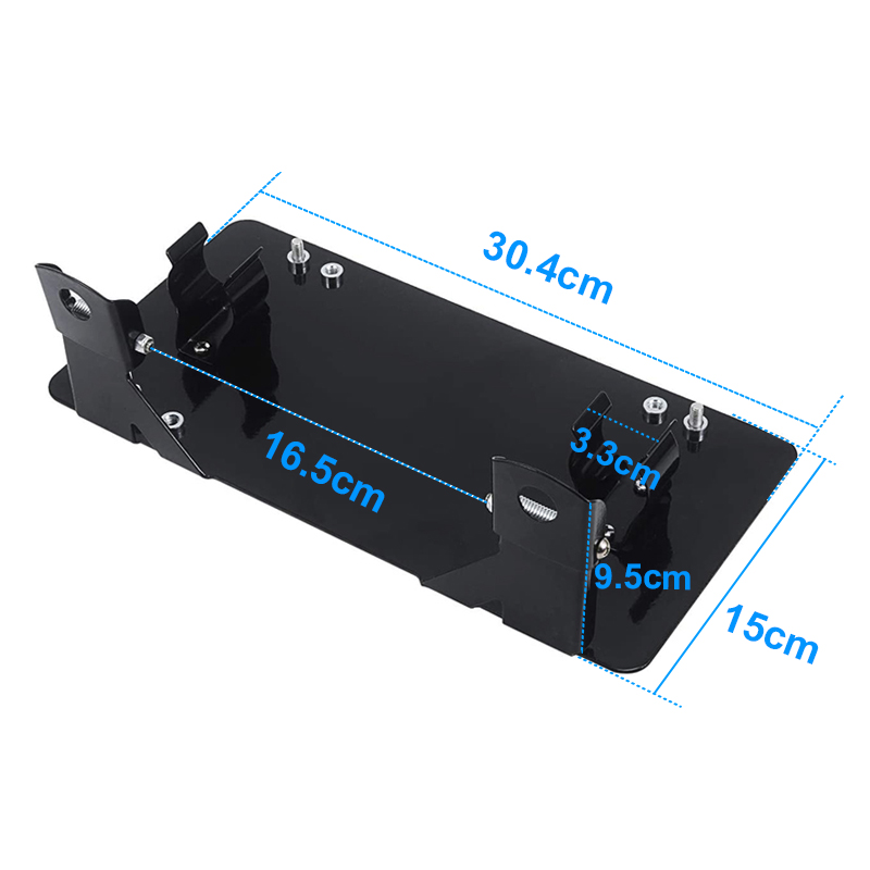 Flip Up License Plate Mount Winch Roller Fairlead Mounting Bracket Frame 8 3/4 Inch Holder