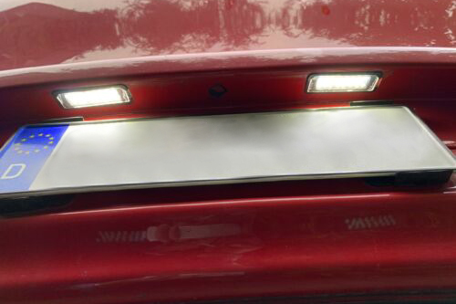 ANGRONG White LED Number Licence Plate Light No Error For VW Golf GTI MK6 MK5 Passat Polo Scirocco Rabbit