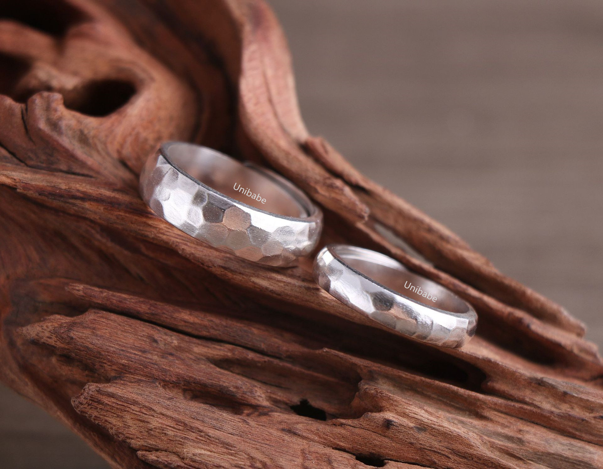 Unibabe Fine Silver 999 Sterling Silver Open Ring National Wind Silver Hand Buddhist Monastic Discipline Anniversary Gift