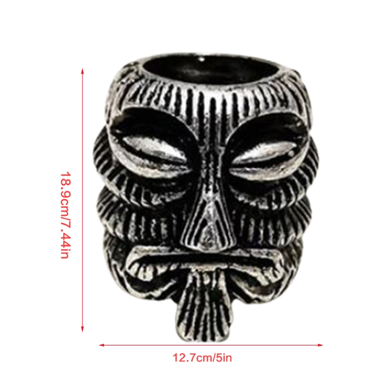 Viking Style Rune Beads for Hair Braiding DIY Bracelet Necklace Pendant Norse Tube Dreadlocks Bead for Men Women