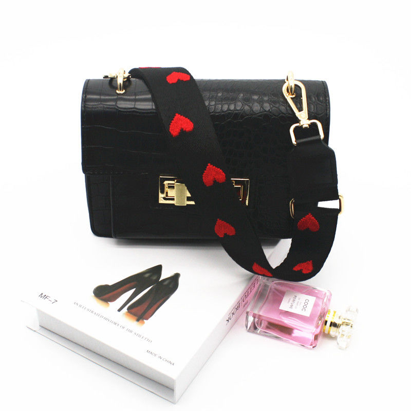 Adjustable Bag Strap Bag Part Accessories for Handbags Leather Belt Wide Rainbow Shoulder Strap Replacement Purse Strap for Bag