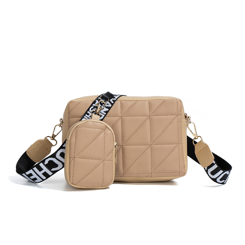 Luxury Storage Handbag Famous Brand Two Piece Set 2024 New Style Women's Fashion Mobile Bag Shoulder Designer Purses