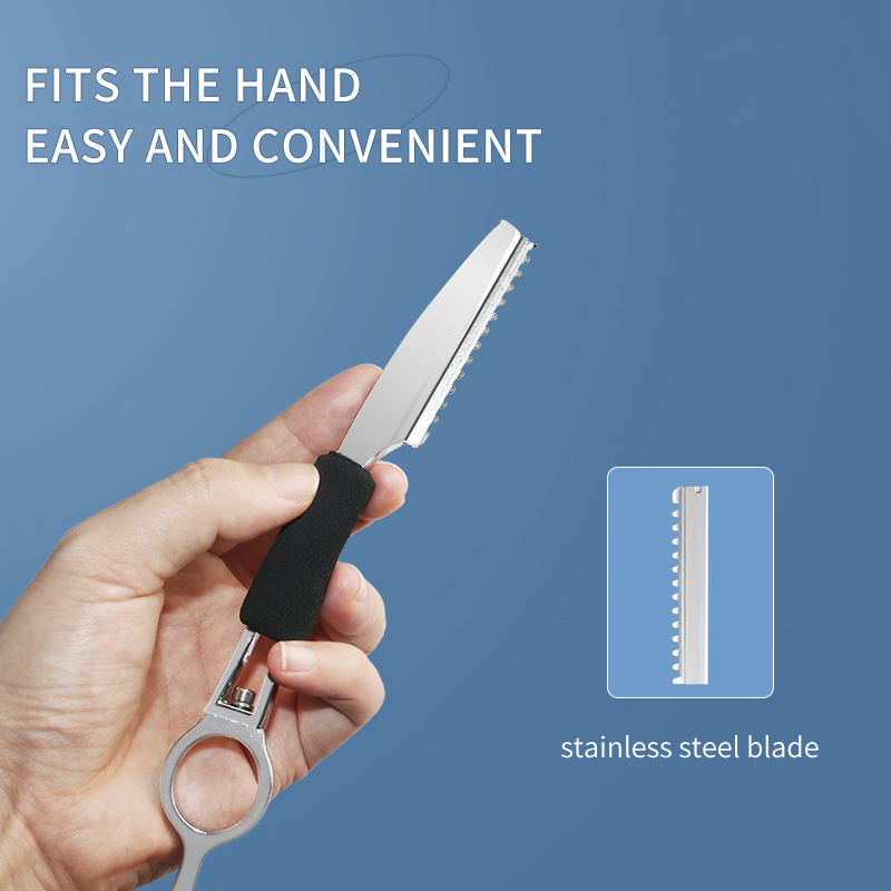 Happy Barber Razor Zinc Alloy Thinning Razor Hairdressing Styling Tools Barber Shop Hair Cutting Knife Thinner Safety Razors