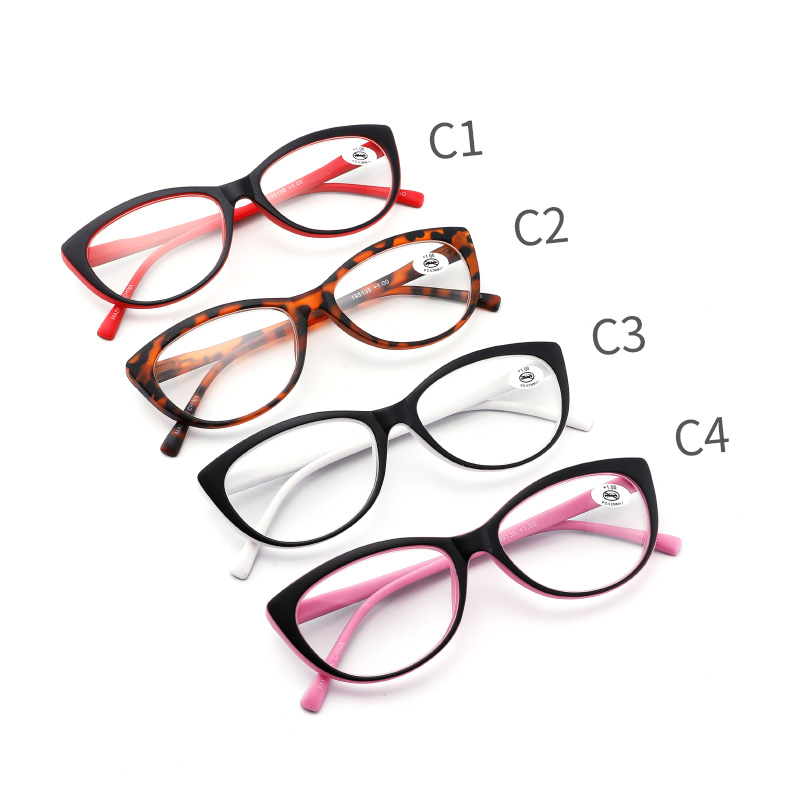 Simple Ladies Anti Blue-Ray Reading Glasses Cat Eye Frame, Stylish Women Computer Presbyopic Eyeglasses +1.0 1.5 2.0 2.5 3.0 3.5