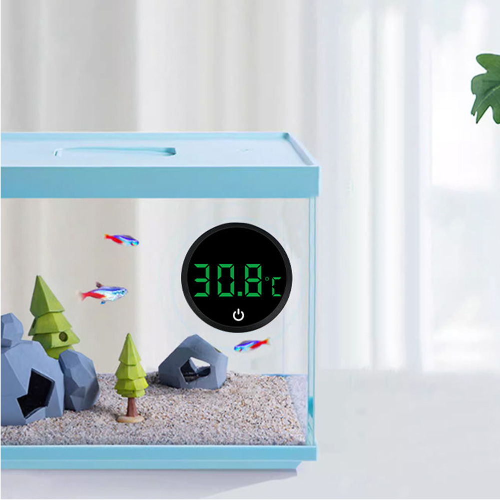 Aquarium Temperature Fish Tank Thermometer With LED Display Digital Thermometer For Aquarium Terrarium Amphibians Reptiles