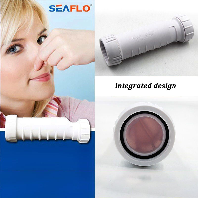 RV Anti-Overflow Valve Anti-Odor Check Valve For Down Pipe Of Kitchen And Bathroom Sink Motorhome Camper Accessories