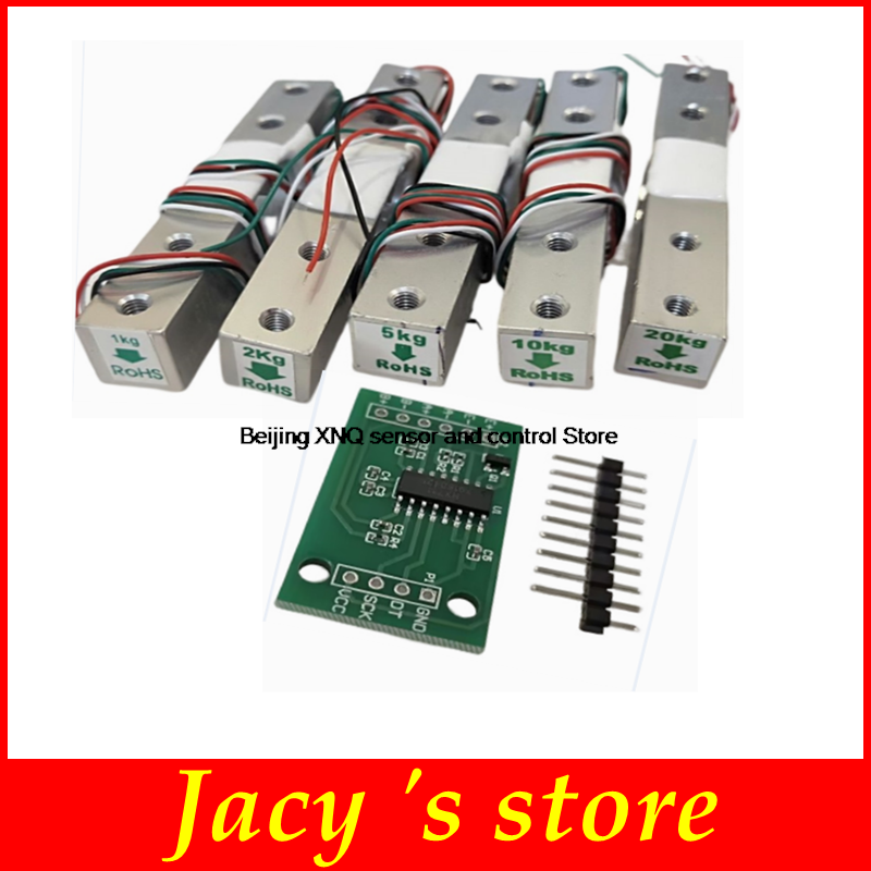 Digital Load Cell Weight Sensor 1KG 2KG 3KG 5KG 10KG 20KG Portable Electronic Kitchen Scale + HX711 Module