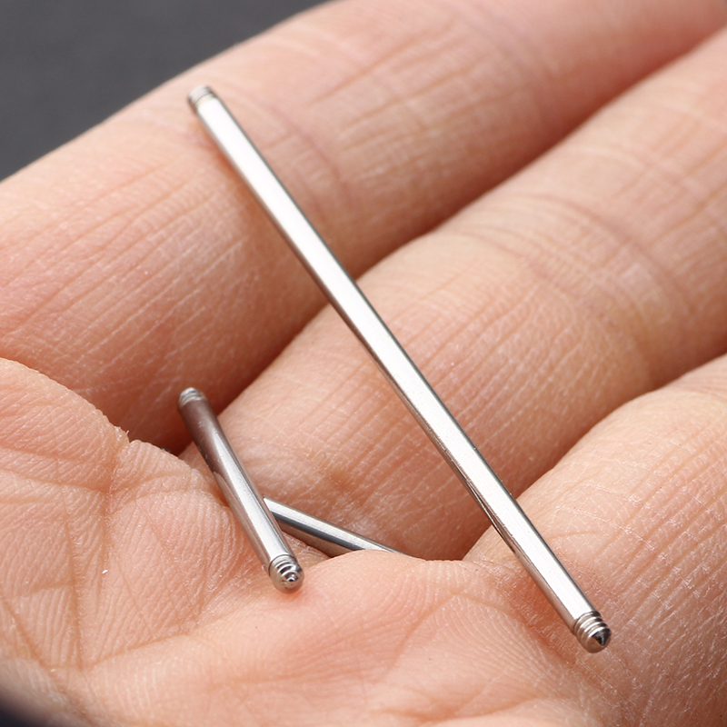 TianciFBYJS 14G/16G Straight Barbell Ring Bar Piercing Replacement Accessories Body Jewelry Eyebrow Nose Lip Stud Screw Ball