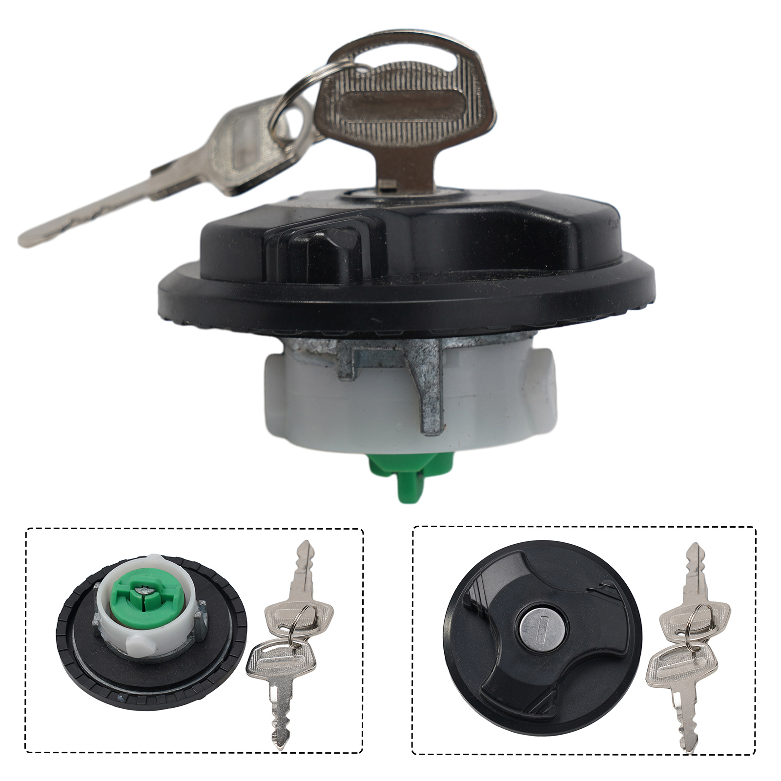 Fuel Petrol Cap Lock 2993927 2994797 46746613 Black Dustproof Green Kit Waterproof Brand New For Fiat Grande Punto