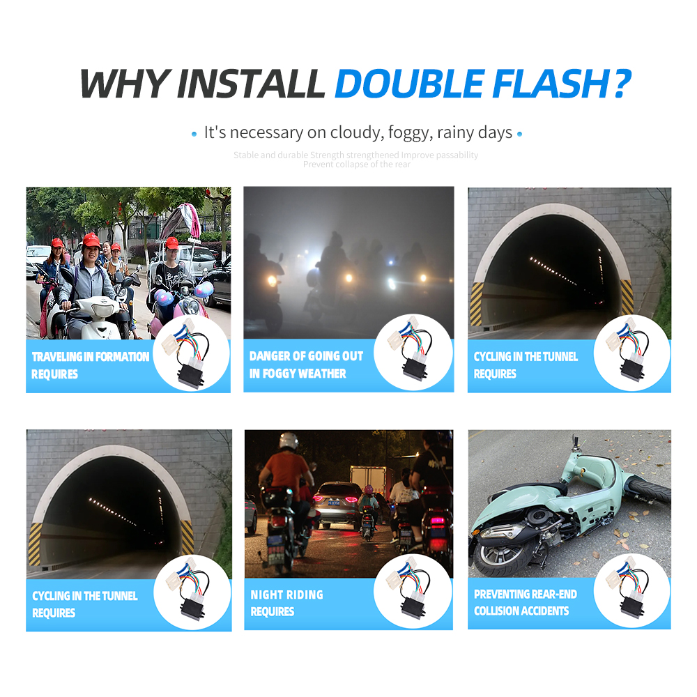 Double Flash Flasher Warning Controller Module For VESPA SPRINT 150 PRIMAVERA 150 Accessories Turn Signal Flasher Light Switch