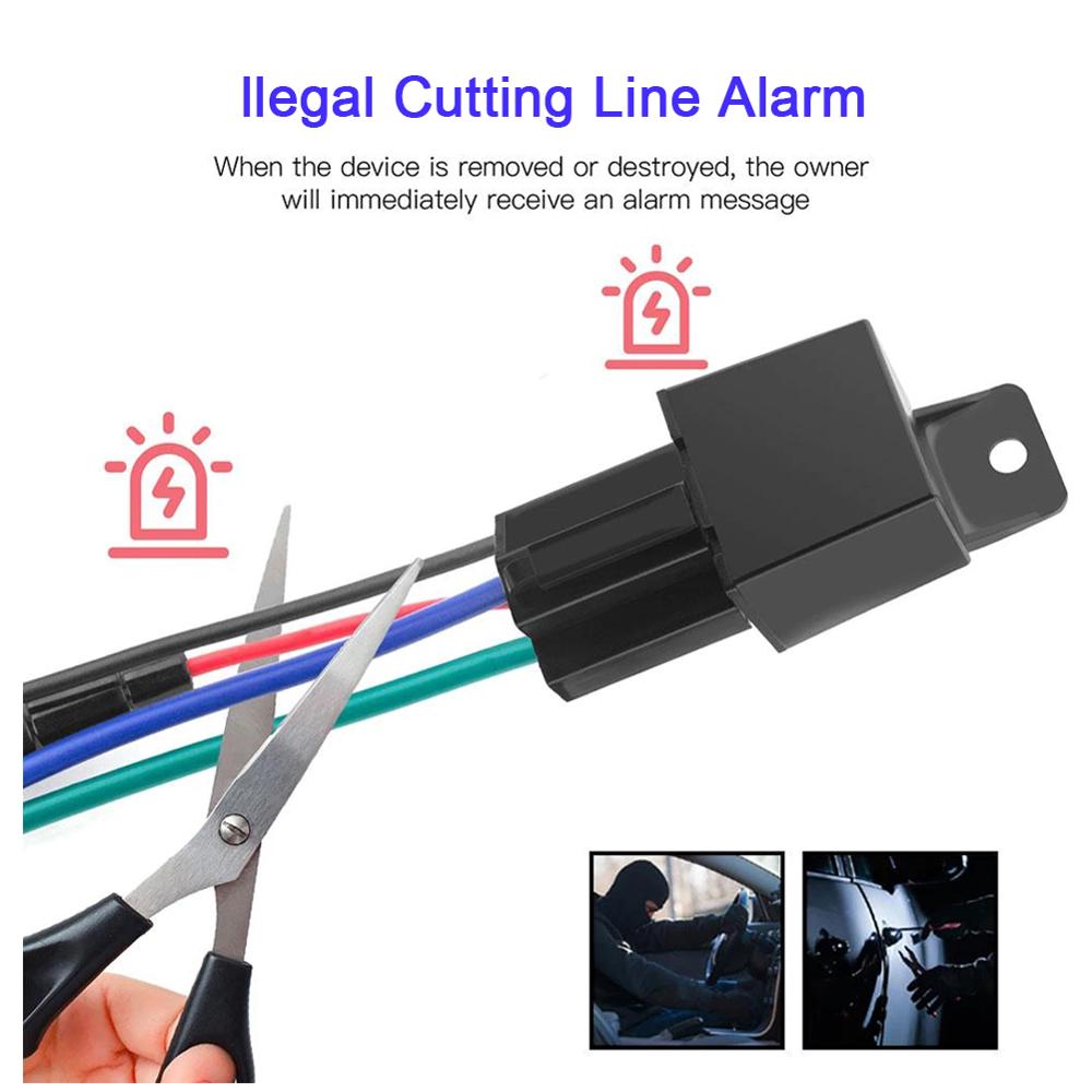 Car GPS Tracker C13 Tracking Relay Device GSM Locator Remote Control Anti-theft Monitoring Cut off oil System with free APP