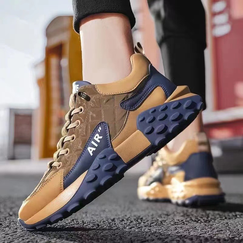 Men'S Running Shoes Breathable Sneakers Casual Shoes Non-Slip Comfortable Men Light Running Shoes Lace-Up Shoe Zapatillas Hombre