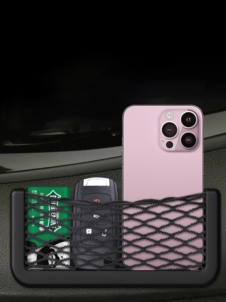 For Nissan Qashqai J11 2014-2019 Car Net Bag Phone Holder Storage Pocket Organizer Car Mesh Trunk Net Holder Stowing Tidying