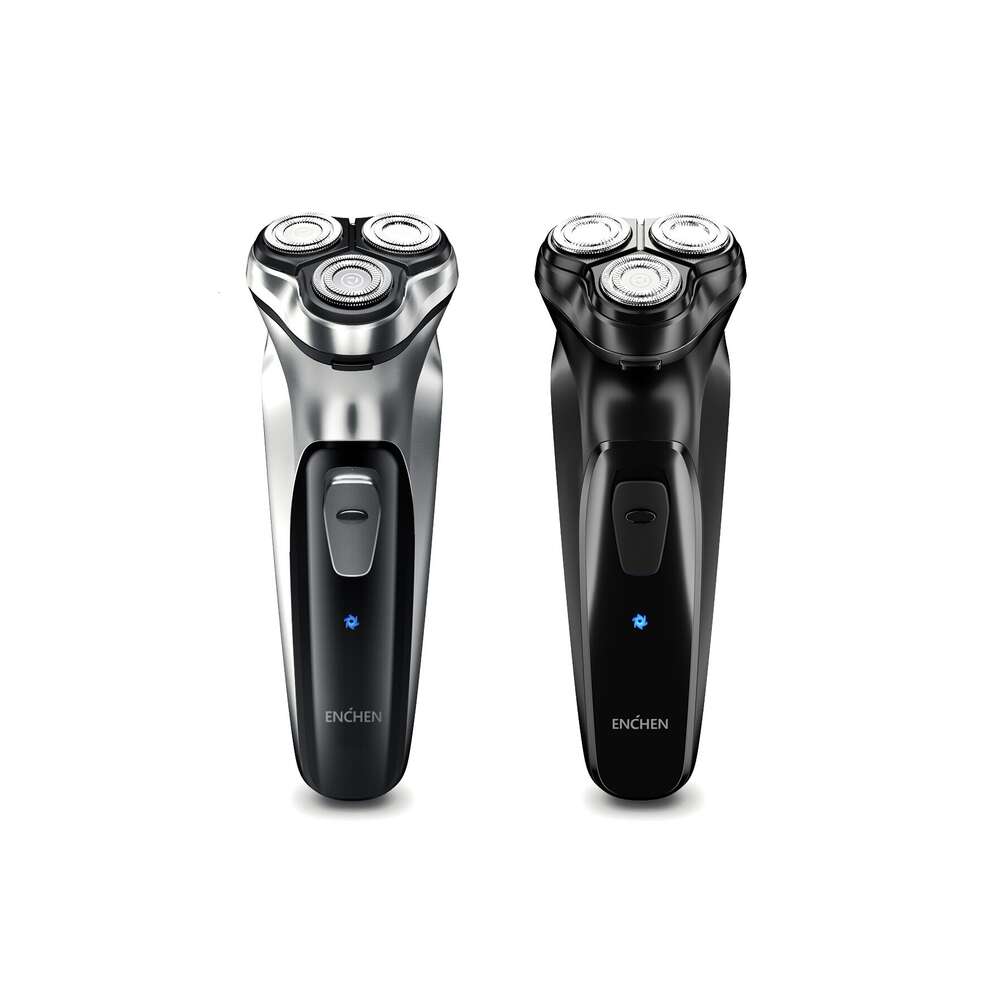 ENCHEN Blackstone Electrical Rotary Shaver for Men 3D Floating Blade Washable Type-C USB Rechargeable Shaving Beard hine F624-39