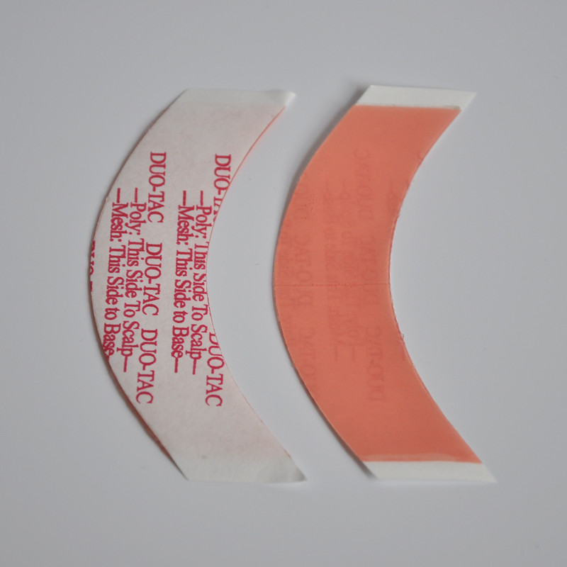 36pcs/bag Red Duo-tac Lace Wig Tape Double Adhesive Tape Strips Wig Tape For Toupee/Lace Wig Professional Hair Accessory
