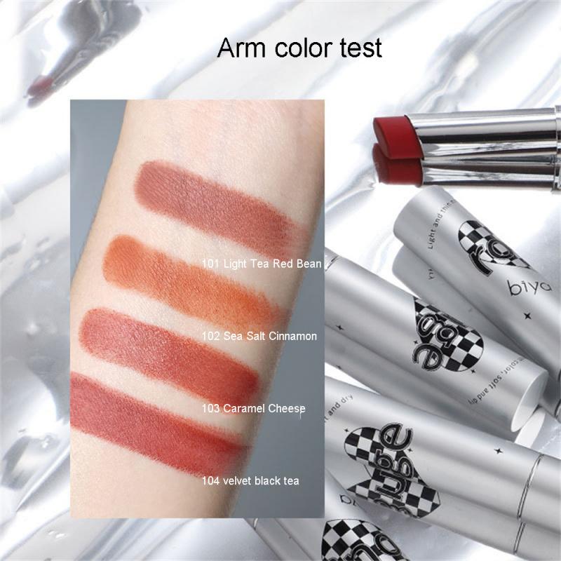Matte Lipstick Long Lasting Sheglam Makeup Velvet Lip Makeups Lip Gloss Lip Ink Lip Glaze Lip Tint Waterproof Korean Cosmetics