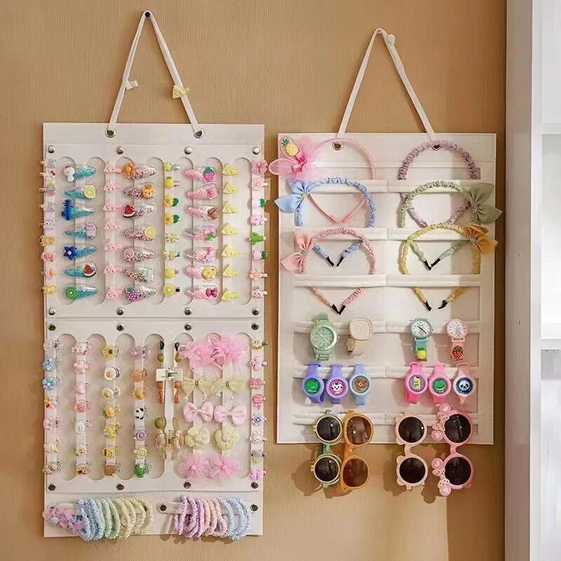 Hair Accessories Storage Bag Wall Hair Band Hair Clip Glasses Storage Bag Wall Hanging Headaccessories Storage Artifact