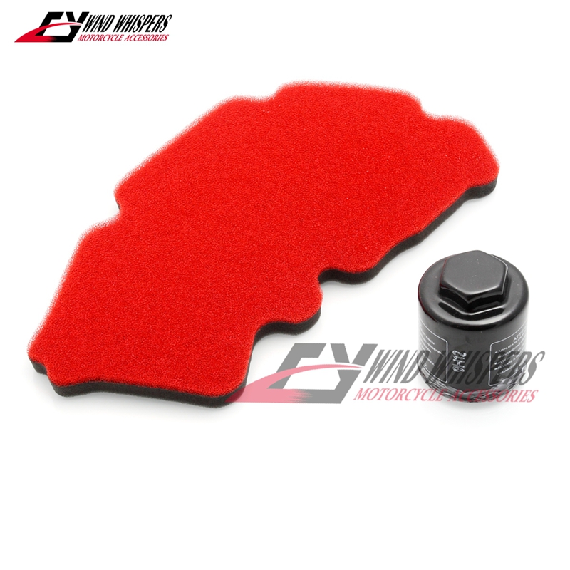 Motorcycle Sponge Air Cleaner Filter Oil Filter For Longjia VMAX 300 VMAX300 ie Sixties 300 Sixties300