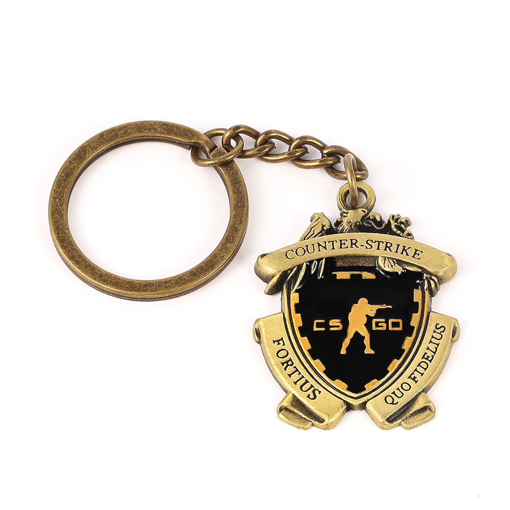 Game CS GO Medal Keychain Counter Strike Metal Pendant Keyrings For Men Jewelry Accessories Fans Gift Souvenir