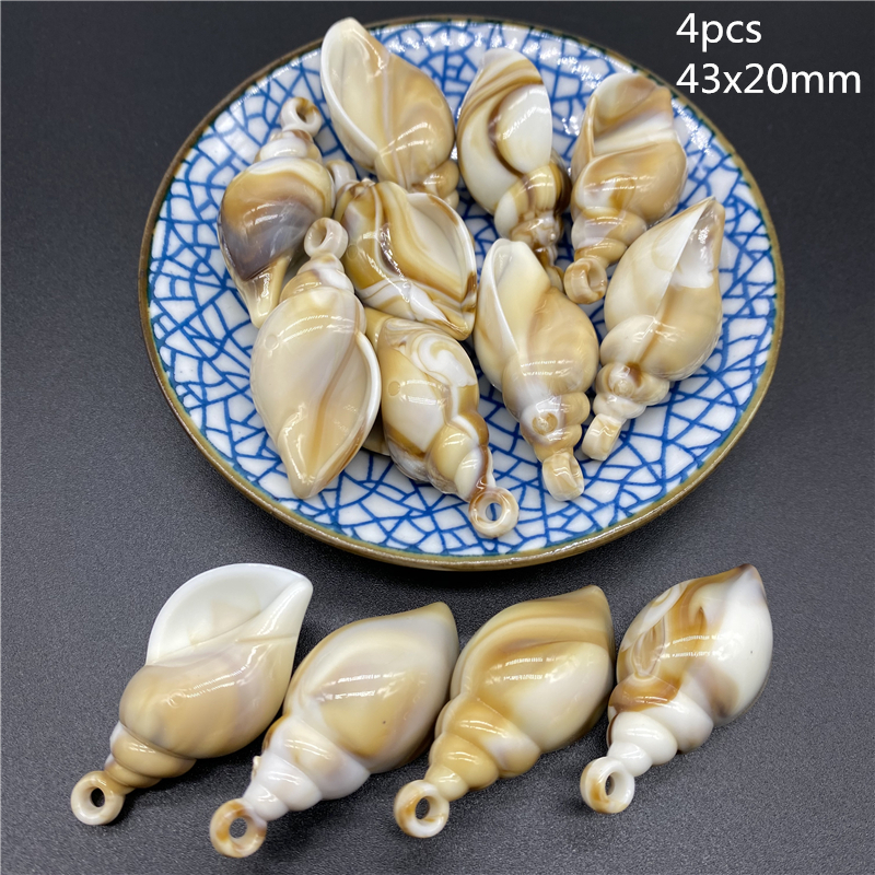 15-45mm Starfish Seashell Beach Craft Sea Stars Acrylic Beads For Jewelry Making DIY Earrings Bracelet Necklace Accessories