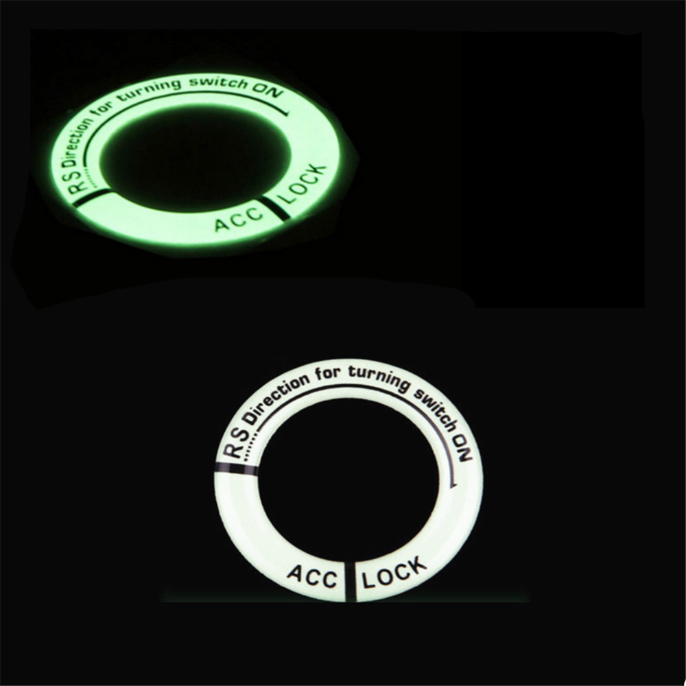 Luminous Car Key Ring Sticker Switch Cover for Opel Antara Astra K J H G Crossland X Grandland X Insignia Mokka X Signum