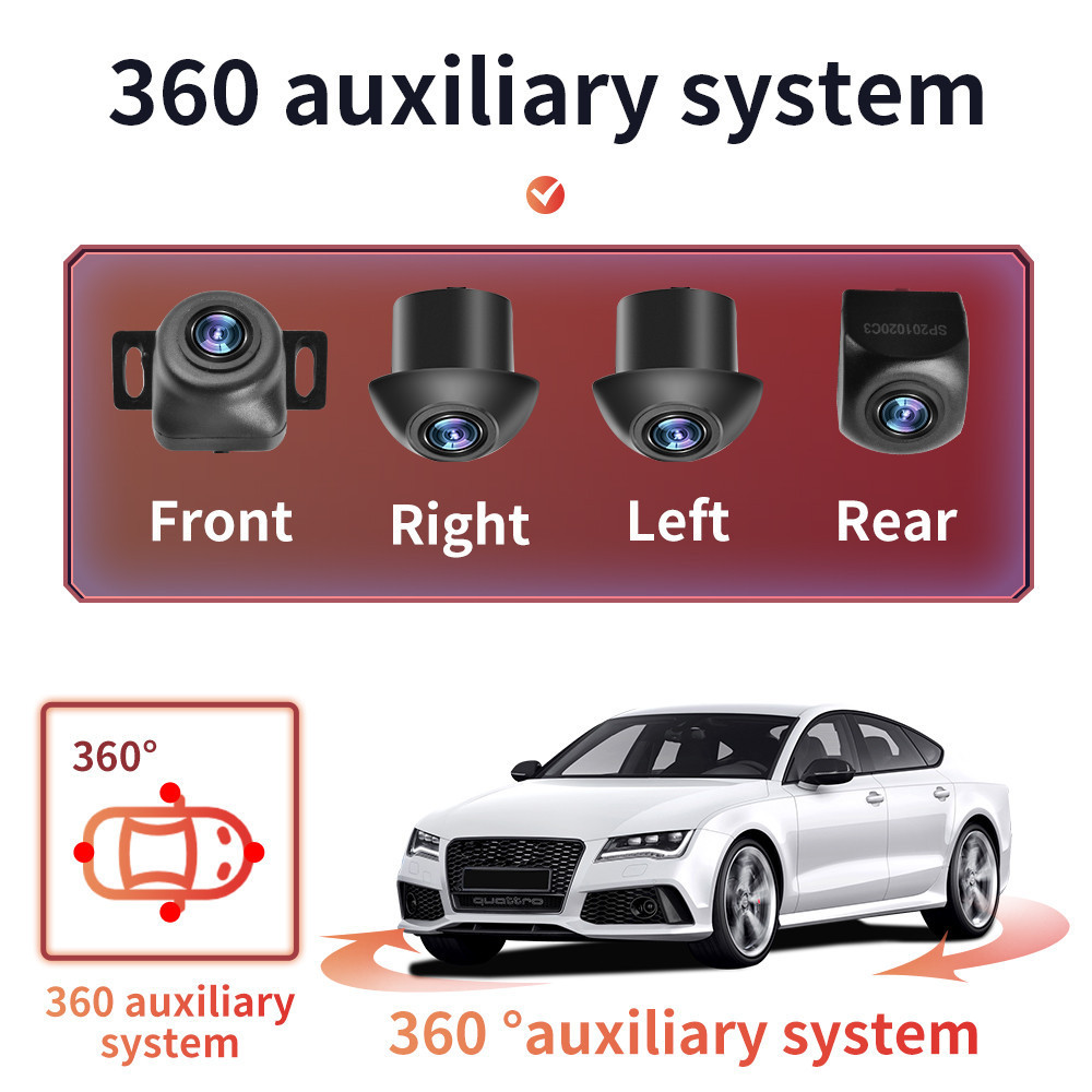 Android 10 Auto Radio For FIAT 500 2007-2015 2008 2013 2014 Car Multimedia Player GPS Head Unit Stereo 4G SIM 8core DSP 360 Cam