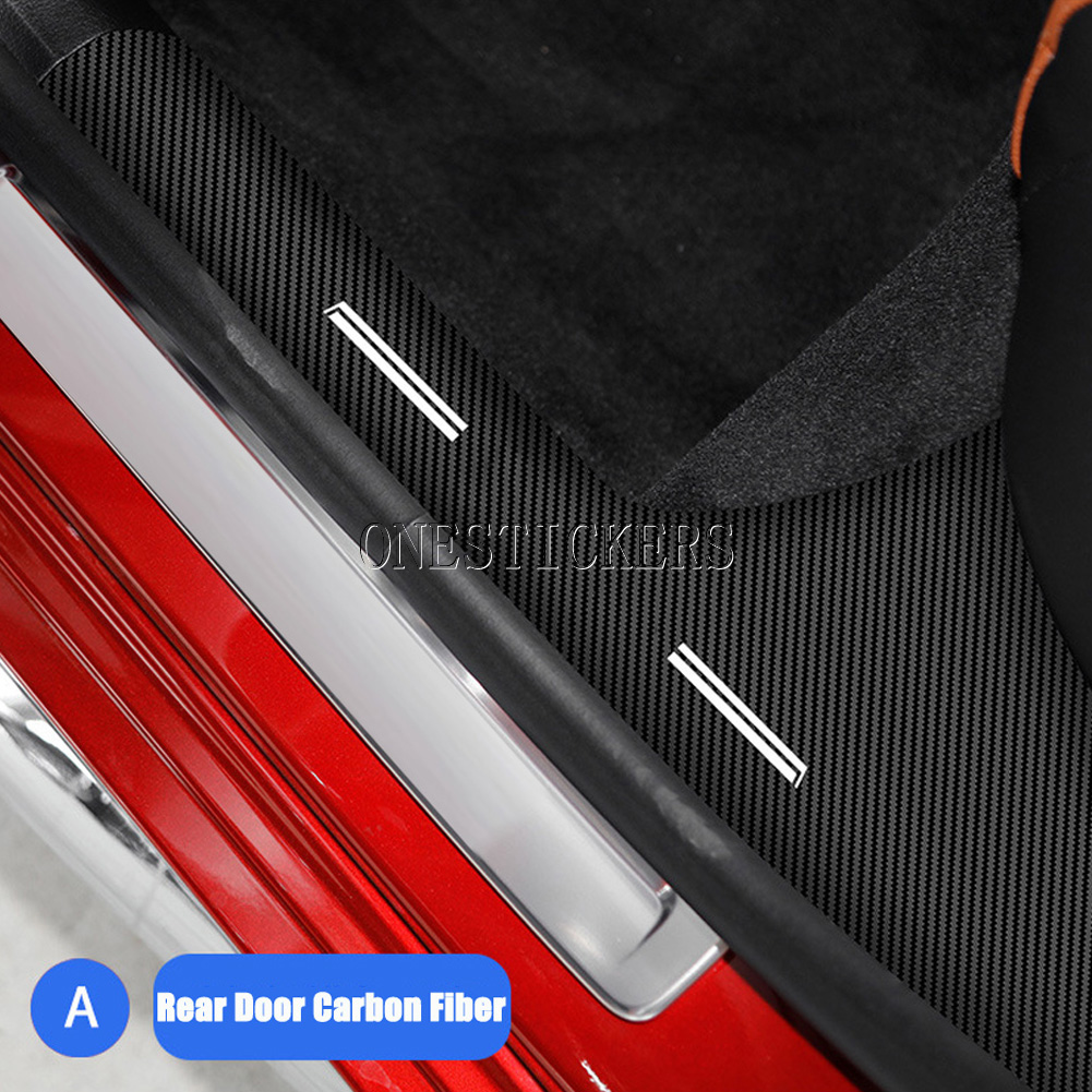 For Mercedes Benz C Class W206 C200 C220 C260 300 2022 Leather Car Accessories Door Anti-kick Mat Cover Sill Edge Protective Pad