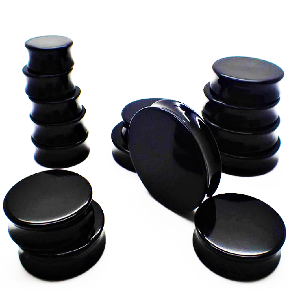 1Pair 16mm-50mm Big Size Acrylic Saddle Ear Plug Saddle Expander Piercing Ear Gauge Kit Acrylic Body Jewelry