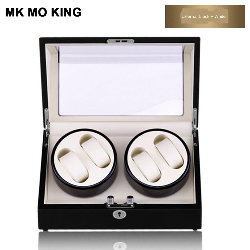 DHL Fast Send High Quality 4 Place Automatic Mechanical Watch Swing Device for Men Women Gift Box Watch Winders Storage