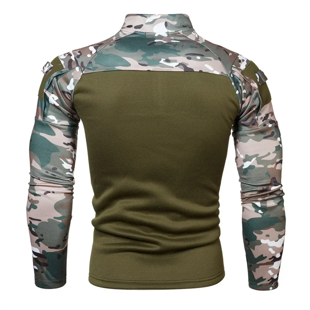 Men Jogging 2022 Army Camouflage Uniform Hoodie Sweatshirt Military Camo New Shirt Combat Clothes Long Tactical Sleeve
