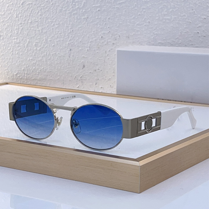 designer men women famous brand 2264 round uv400 protect sunglasses outdoor retro eyewear original quality womens mens eyeglasses come with case