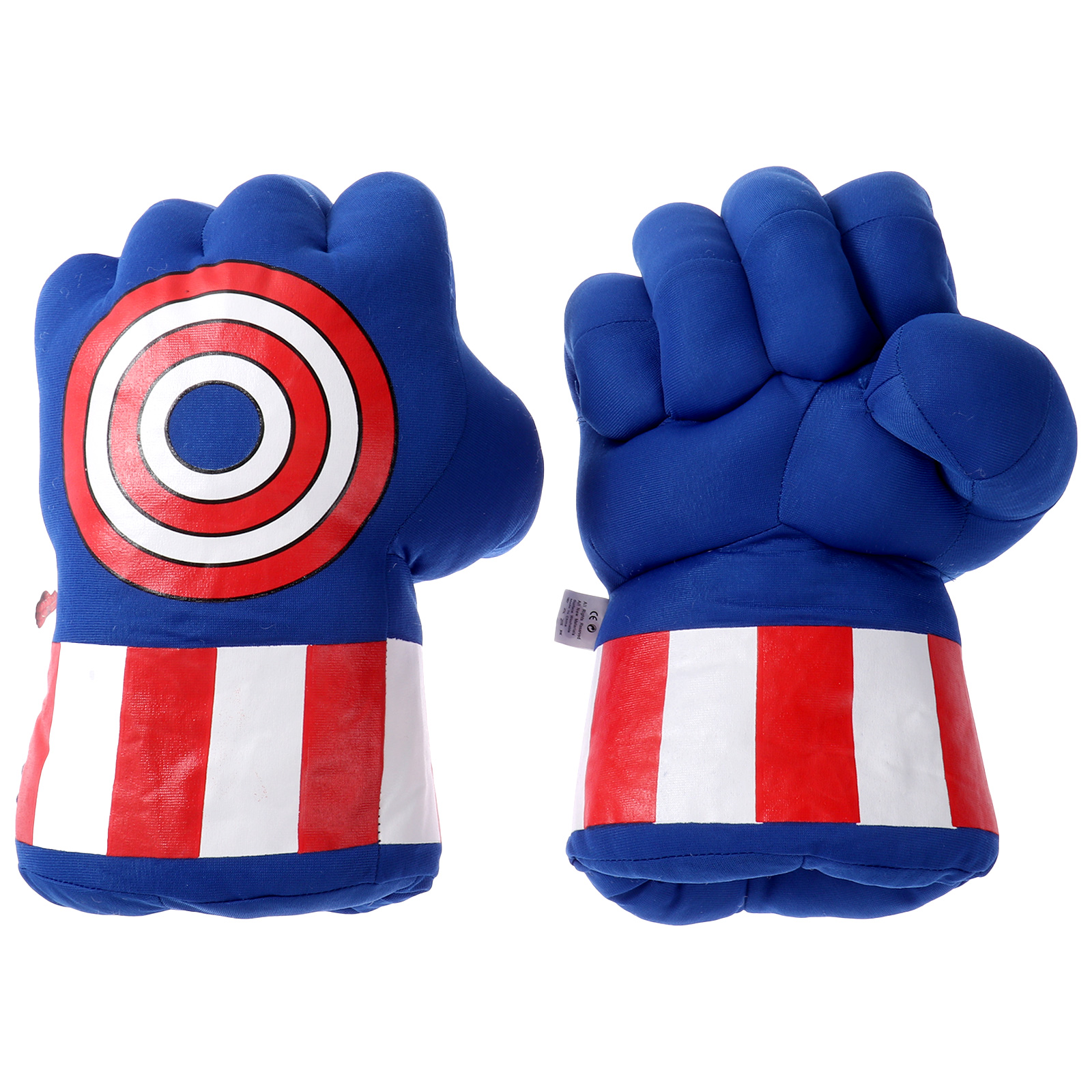1 Pair Mens Boxing Fist Plush Gloves Halloween Giant Plush Vent Toy Gloves Cosplay Costume Soft Boxing Gloves Props Accessories