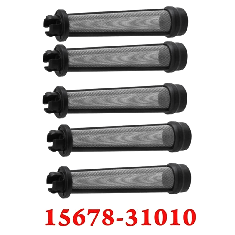 5 PCS Engine Oil Control Valve Filter 15678-31010 Black Car Accessories For Toyota FJ Cruiser Tacoma