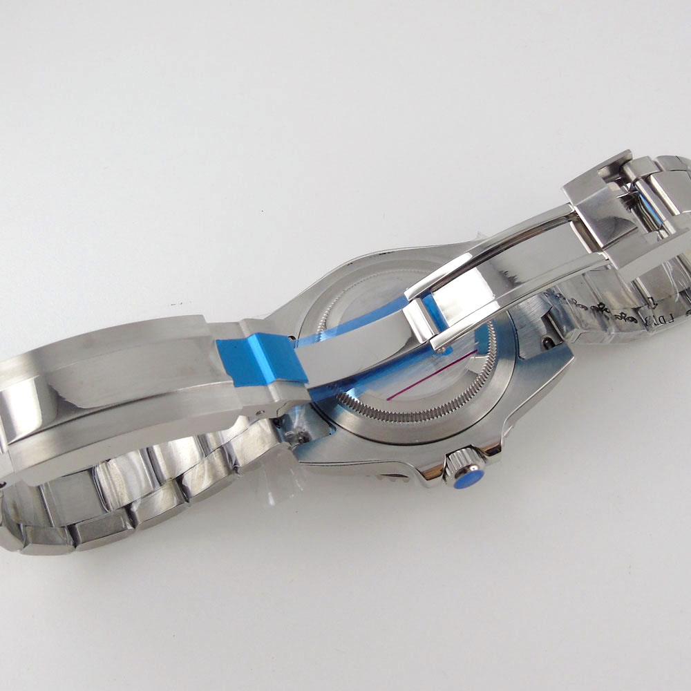 40mm Watch Case Fit NH34 NH35 NH36 NH38 Miyota8215 ETA2836 2824 PT5000 DG2813 10ATM Sapphire Glass 316L Bracelet Ceramic Bezel