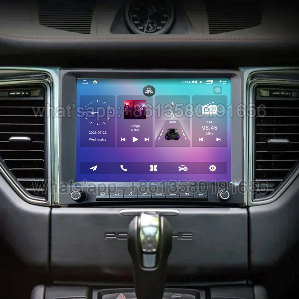 Qualcomm Car Radio Multimedia Player Carplay 4G Media Stereo Auto Android Unit for Porsche Macan 2013 2014 2015 2016 2017 2018