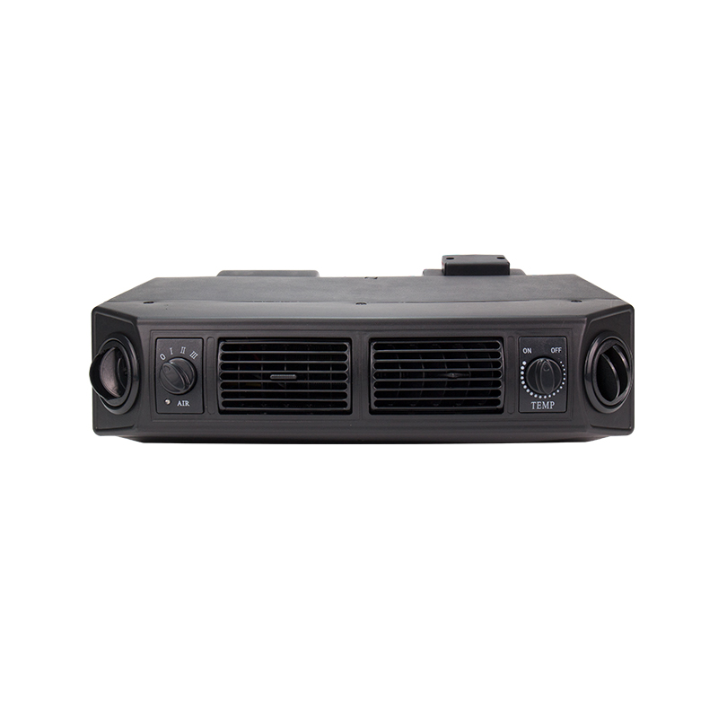 Universal A/C Add-On Under Dash Evaporator Assembly Unit Air Conditioner Heater 24V 12V Mini Bus Truck Van Street Red Rod